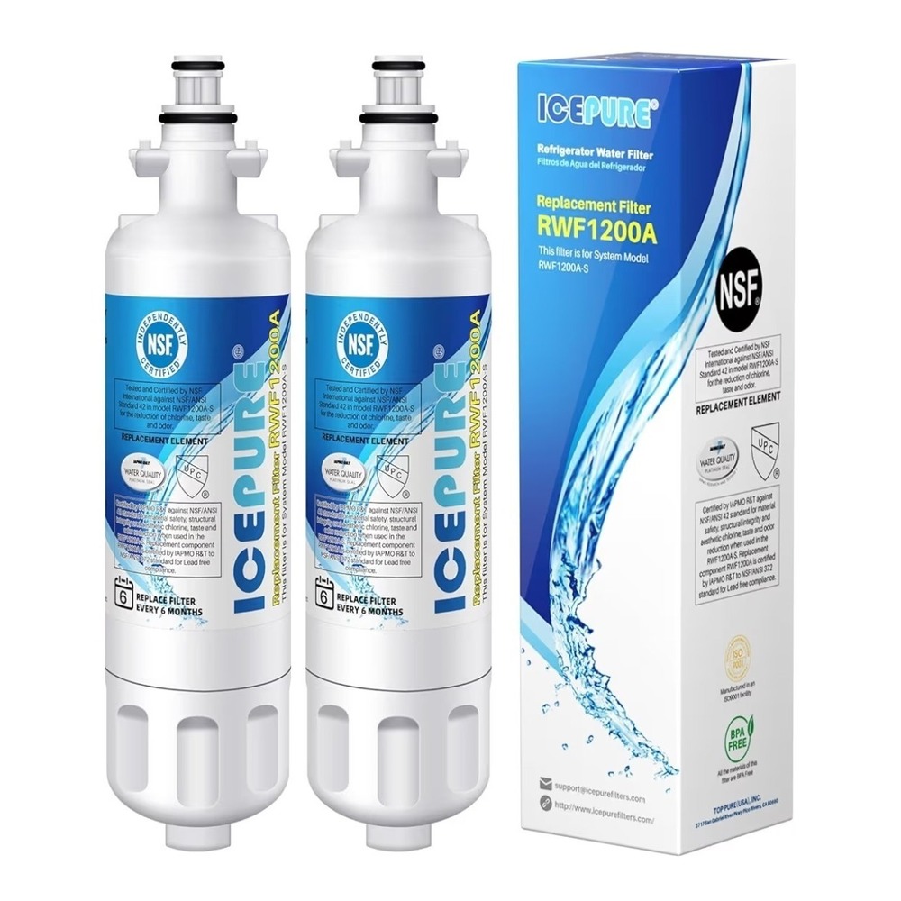 IcePure‎ RWF1200A Refrigerator Water Filters 2 Pack